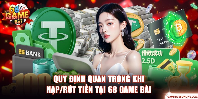 Quy định quan trọng để thao tác nạp/rút thành công